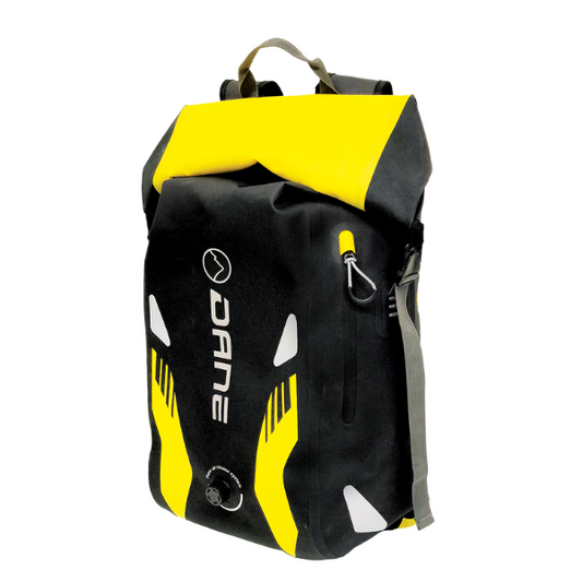 Zaino ermetico Dane Ikast2 22lt - Black/Yellow